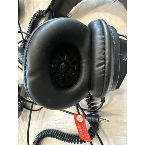 Lot of 4 Califone 3068AV Stereo / Mono Black Headphones 3.5mm Stereo Plug - Picture 8 of 9